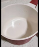 閃閃優(yōu)品陶瓷小奶鍋寶寶嬰兒輔食鍋牛奶鍋不粘鍋熬粥煮粥湯鍋燉鍋煮奶煮面 陶瓷不粘奶鍋+蒸籠304鋼 18cm 曬單實(shí)拍圖