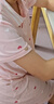 Classic Teddy精典泰迪女童連衣裙兒童短袖裙子中童裝polo裙夏A字版 粉色  140  曬單實(shí)拍圖