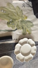 玉水湖陶瓷梅花油畫(huà)調色板美術(shù)生調色盤(pán)油畫(huà)棒顏料盤(pán)畫(huà)盤(pán)水粉丙烯兒童國畫(huà)工具水彩畫(huà)畫(huà)中國畫(huà)瓷盤(pán) 8寸調色盤(pán) 曬單實(shí)拍圖