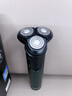 奧克斯（AUX）剃須刀電動刮胡刀電動剃胡刀三刀頭便攜款輕便電動剃須刀男士專用男士實(shí)用禮物 【松石綠】360°靈活貼面 曬單實(shí)拍圖