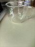 chomu高硼硅雙層玻璃杯帶把耐高溫飲用水杯大容量杯子馬克杯美式咖啡杯 雙層玻璃杯530ml 曬單實(shí)拍圖