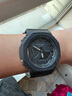 卡西歐（CASIO）手表男士G-SHOCK八王子運動(dòng)學(xué)生日韓表送男友七夕禮物GA-2100-1A1 曬單實(shí)拍圖