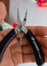 拓伏銳（TOPFORZA）尖嘴鉗電工專(zhuān)用不銹鋼小號彎嘴鉗多功能尖咀鉗省力夾持鉗PC-2002S 曬單實(shí)拍圖