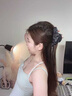 TFY絕美云朵抓夾女高級感2025新款發(fā)量少飽滿(mǎn)后腦勺鯊魚(yú)夾緞面發(fā)飾品 經(jīng)典黑（閃光緞面質(zhì)感） 曬單實(shí)拍圖