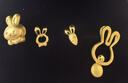 周生生足金十二生肖金兔小金珠黃金吊墜女款不含鏈91907P計價(jià)1.65克 曬單實(shí)拍圖