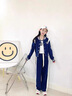 G.DUCKKIDS小黃鴨童裝女童套裝春秋季兒童運(yùn)動裝中大童秋裝棒球服兩件套女孩 藏青 120 建議110-120cm6-7歲cm 曬單實(shí)拍圖
