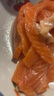 新疆三文魚(yú) 刺身新鮮中段 現切生魚(yú)片國產(chǎn)去皮切片精選400g 海鮮 順豐，整塊發(fā)貨 1200g 曬單實(shí)拍圖