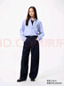 優(yōu)衣庫女裝男裝寬松廓形牛仔褲/彎刀鐮刀褲子25秋冬新款479000 69 藏青色 28 /160/70A 曬單實(shí)拍圖