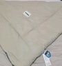 無印良品立體A類10%大豆纖維冬被 5斤150*200cm 【淺咖】 曬單實(shí)拍圖