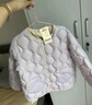 戴維貝拉（DAVE＆BELLA）童裝女童羽絨內膽男童羽絨服兒童冬裝90絨保暖衣服幼兒寶寶上衣 紫粉色【DB15316-A】 90 cm（建議身高80-90cm） 曬單實(shí)拍圖