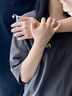 SGE小王子與玫瑰情侶戒指女999足銀對戒男女對戒生日七夕情人節(jié)禮物 小王子玫瑰對戒【賀卡刻字拍此】 曬單實拍圖