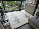 貝易寶寶爬爬墊加厚嬰兒防摔爬行墊XPE折疊墊180*200*2.5cm跳房子 曬單實(shí)拍圖