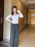 燦圖韓系糯米闊腿休閑褲女春秋季高腰垂感寬松顯瘦慵懶風(fēng)小個(gè)子直筒褲 深灰色 （薄款） L 【建議110-120斤】 曬單實(shí)拍圖