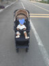 babyboat貝舟B5嬰兒車雙向輕便折疊高景觀新生寶寶可坐躺0-3歲遛娃手推車 5代 雅致咖舒適款【PU大輪強(qiáng)避震】 曬單實(shí)拍圖