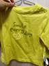巴拉巴拉balaOne兒童t恤純棉打底衫女童男童秋裝2025新款長(cháng)袖上衣 黃綠41172 90 曬單實(shí)拍圖