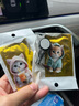 宿禮可愛貓咪汽車香薰出風(fēng)香水夾亞克力小貓車載裝飾品車內(nèi)飾品擺件 藍(lán)色衛(wèi)衣小貓+粉色奶茶小貓-2個(gè) 曬單實(shí)拍圖