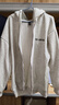 嬌茹妮 美式ins高街復(fù)古衛(wèi)衣女寬松情侶裝班服開(kāi)衫女秋寬松連帽拉鏈外套 花灰色（秋冬加絨）450克銀狐絨 3XL （160—175斤） 曬單實(shí)拍圖