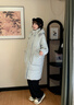 BOSIDENG25新款羽絨服女中長(cháng)款90絨連帽時(shí)尚休閑厚冬季保暖外套B250245252 薄荷茶綠4907-趨勢推薦 M 165/88A 體重約110-120斤 曬單實(shí)拍圖