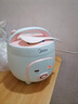 美的（Midea）迷你電飯煲微壓 小型家用電飯煲1-2人電飯鍋家用1-2-3個(gè)人用宿舍萌趣多功能煲湯煮飯煮粥不粘內膽 【一鍵煮飯】防粘內膽 1.6L 老人/小孩都會(huì )用 曬單實(shí)拍圖