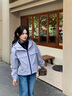 Teenie Weenie小熊女裝搖粒絨兩件套2025秋新款寬松工裝風(fēng)外套馬甲 灰色 S 曬單實(shí)拍圖