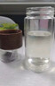 萬(wàn)家全雙層玻璃杯帶茶隔大容量男商務(wù)辦公茶水分離泡茶杯子過(guò)濾車(chē)載水杯 茶水分離杯木紋色300ml 曬單實(shí)拍圖