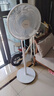 美的（Midea） 電風(fēng)扇落地扇家用大風(fēng)量空氣循環(huán)搖頭電扇宿舍輕音低噪智能扇 【語(yǔ)音智控 風(fēng)隨溫變】行業(yè)爆款SAI35AS 曬單實(shí)拍圖