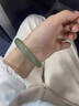老鳳祥和田玉手鐲晴水玉鐲玉手鐲玉鐲送老婆女友七夕情人節禮物生日禮物 和田玉青綠手鐲（圈口58） 曬單實(shí)拍圖