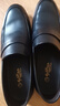 金利來(lái)（goldlion）男鞋商務(wù)休閑正裝鞋舒適輕質(zhì)透氣時(shí)尚皮鞋50383013701A-黑-43碼 曬單實(shí)拍圖