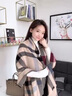瑪麗亞·古琦教師節(jié)禮物加大披肩外搭媽媽生日純羊毛圍巾女禮盒裝經(jīng)典 咖色 曬單實拍圖