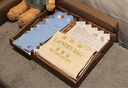 唐瓴（TANGLING）胡桃木茶盤(pán)實(shí)木托盤(pán)木制干泡家用茶托盤(pán)長(cháng)方形木質(zhì)圓形點(diǎn)心餐盤(pán) 胡桃木榫卯托盤(pán)-大40*29.8*4.8cm 曬單實(shí)拍圖