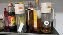 雙槍油壺噴霧倒油噴油一體兩用霧化食用油玻璃油壺廚房家用不掛油 曬單實(shí)拍圖