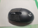 羅技（G） G304 LIGHTSPEED無(wú)線(xiàn)鼠標游戲電競吃雞宏編程輕巧便攜邏輯 G304黑+雪花防滑貼 曬單實(shí)拍圖