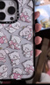 CASETIFY Mousse by mikko系列 Mousse貓&Cammy兔 適用于iPhone 17/16/15 Air/Plus/Pro/Max 蘋果手機(jī)殼 透明黑框 iPhone 17 P 曬單實(shí)拍圖