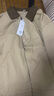 凡客誠品（VANCL）夾克男士春秋季新款寬松休閑外套男復古翻領(lǐng)撞色外套 卡其 XL 曬單實(shí)拍圖