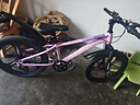 鳳凰（Phoenix）兒童山地自行車(chē)5-16歲女男孩減震變速22寸粉色 適合身高135-160cm 曬單實(shí)拍圖
