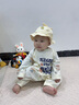 優(yōu)娜逗嬰兒春秋冬款純棉連體衣服男女寶寶長(zhǎng)袖打底秋衣睡衣幼兒秋季秋裝 （小情人+我這么可愛(ài)）瓜#熊128 90cm 適合20-25斤左右 曬單實(shí)拍圖