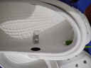 卡駱馳（crocs）洞洞鞋 新款男鞋女鞋貝雅涉水涼鞋情侶沙灘鞋一腳穿休閑鞋涼拖鞋 全白色-貝雅-店長(zhǎng)精選/建議拍小一碼 37-38 (230mm) 曬單實(shí)拍圖