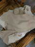 拉比兒童護肚褲2條裝寶寶保暖睡褲2025新款四季居家秋褲2條裝 淺卡其 120 cm 曬單實拍圖