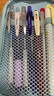 派通（Pentel）BLN105按動(dòng)黑色中性筆高顏值0.5mm簽字筆商務(wù)學(xué)生速干水筆水性筆文具 紫桿黑芯單支裝 曬單實(shí)拍圖