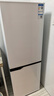 美菱（MeiLing）離子凈181升白色兩門雙開門小戶型家用小冰箱兩用租房宿舍節(jié)能可冷藏冷凍BCD-181LCR2X國家補(bǔ)貼 曬單實(shí)拍圖