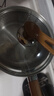 三四鋼雪平鍋316L不銹鋼奶鍋輔食小鍋嬰兒煮面湯20cm食品級(jí)一體成型加厚 曬單實(shí)拍圖