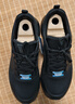 斯凱奇（Skechers）秋季緩震健步鞋網(wǎng)面透氣高彈鞋厚底耐磨休閑運動(dòng)鞋 全黑色/BBK 42.5 曬單實(shí)拍圖