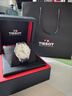 天梭（TISSOT）手表 俊雅系列男表 瑞士石英男士皮帶腕表商務(wù)表生日禮物 曬單實(shí)拍圖