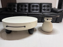 博純家居茶幾客廳家用奶油風(fēng)小戶(hù)型圓形邊幾組合黑白藝術(shù)設計感2025款 ModCute_茶幾組合_80cm 曬單實(shí)拍圖