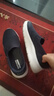 斯凱奇（Skechers）新款男鞋減震散步鞋健步鞋舒適輕便休閑運動(dòng)一腳蹬舒適輕質(zhì) 海軍藍色/灰色/NVGY 41 曬單實(shí)拍圖