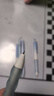 【開學必備】咔巴熊 中性筆黑色0.5mm 高顏值5支裝ins風按動刷題筆 ST學生簡約按動碳素筆 藍實色 曬單實拍圖