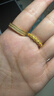 老廟黃金戒指足金古法花絲女戒送女友老婆生日節(jié)日禮物 約3.8g/16號(適用15-17#) 曬單實拍圖