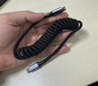綠聯(lián)【車載彈簧伸縮】雙頭Type-C數(shù)據(jù)線PD100W/88W快充電線ctoc車載適用華為超級(jí)快充蘋果16/15Pro平板 曬單實(shí)拍圖