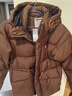 蕉內（Bananain）蕉內氫氣502Cloud女士防風(fēng)連帽收腰面包羽絨服冬季保暖顯瘦外套 馬鞍棕 L 曬單實(shí)拍圖