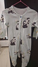 babycare山茶花連體衣春新品包屁衣新生兒爬服寶寶衣服 抱抱熊貓  73cm 曬單實(shí)拍圖
